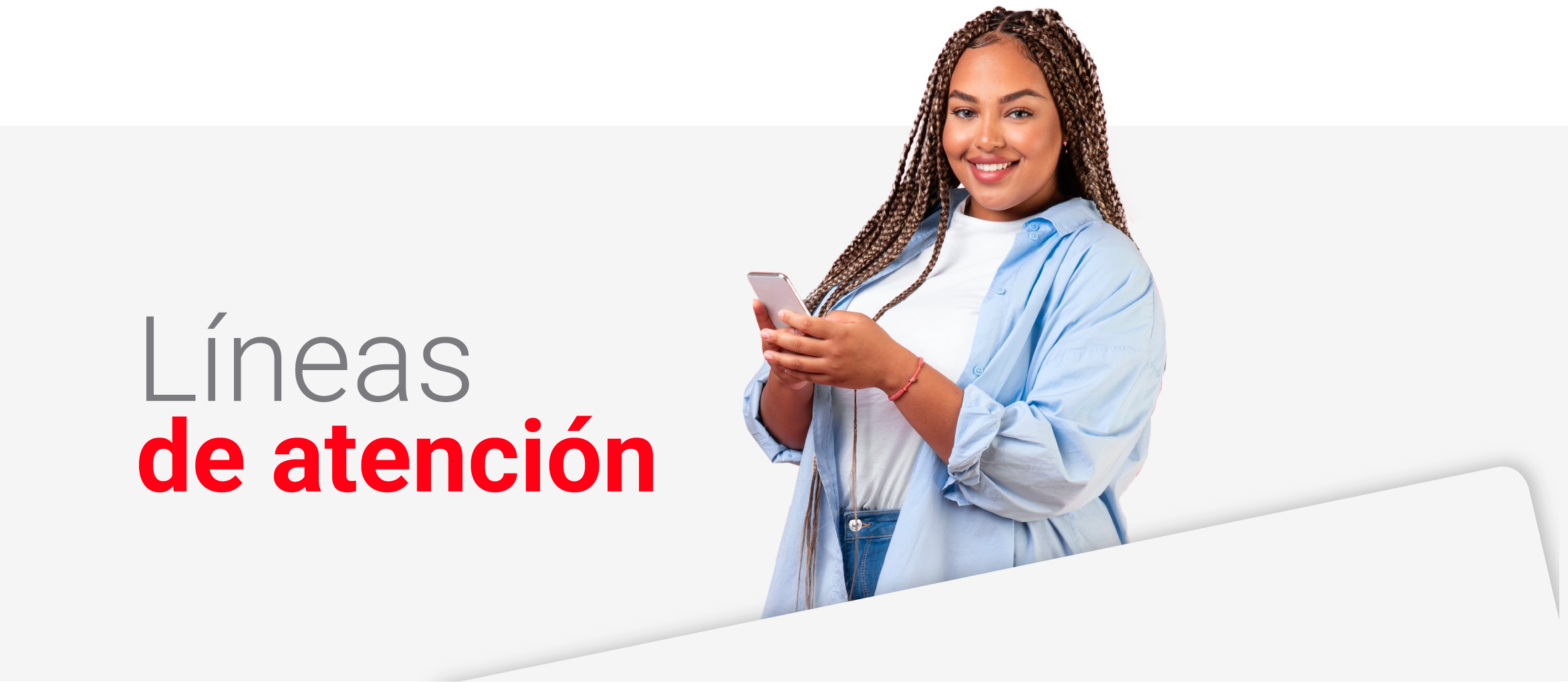 Líneas de atención