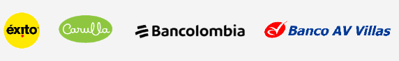 Éxito, Carulla, Bancolombia y Banco Av Villas