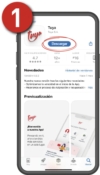 Imagen descarga App